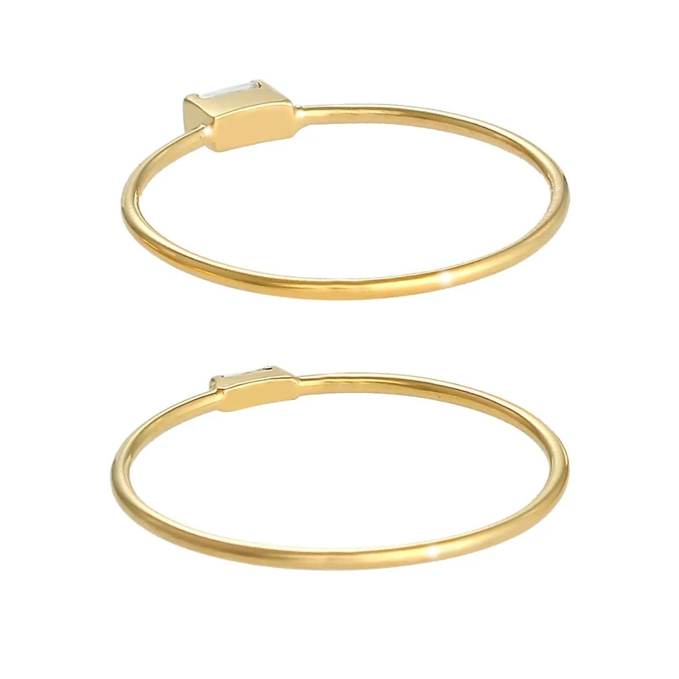 Elli "Ringset | Zirkonia ( Weiß )< Ringe|Silber