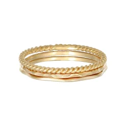 Elli "Ring-Set Basic< Ringe|Echtgold