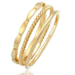 Elli "Ringset Geo< Roségold|Ringe