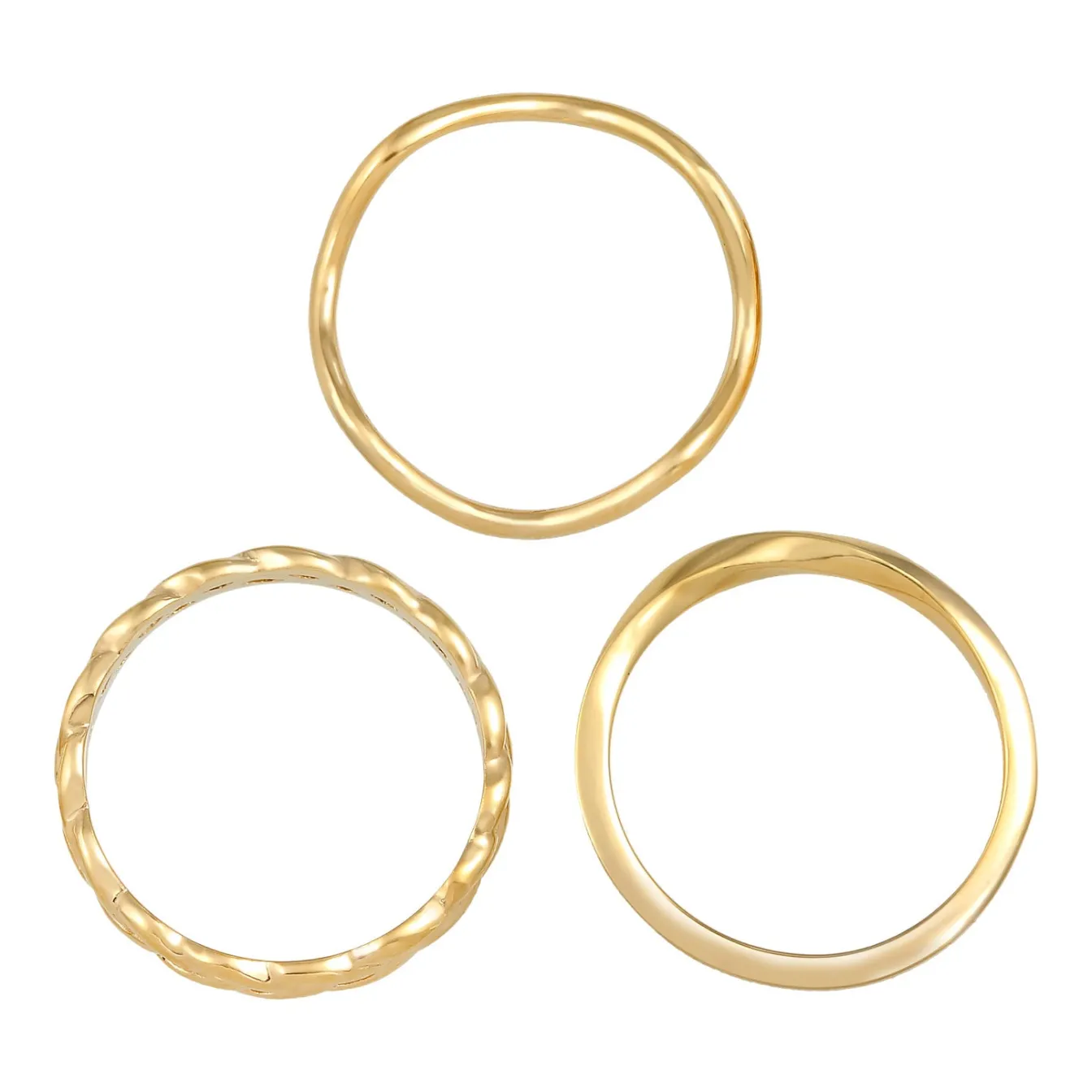 Elli "Ringset Knoten< Symbol-schmuck|Ringe