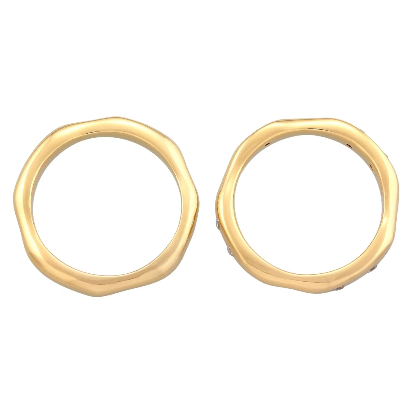 Elli "Ringset Organic | Zirkonia (Weiß)< Letzte Chance|Ringe