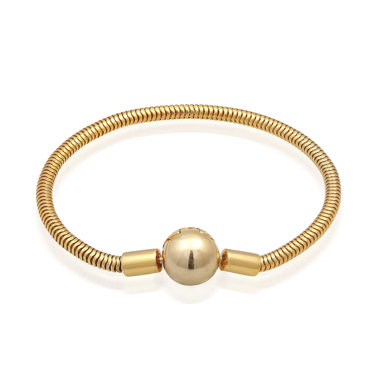 Elli "Schlangen-Armband Kugel< Armbänder|Silber