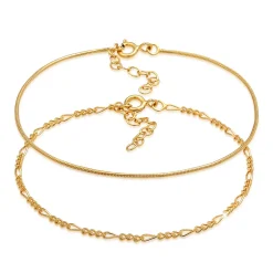 Elli "Schlangen-Armbandset< Armbänder|Vergoldet