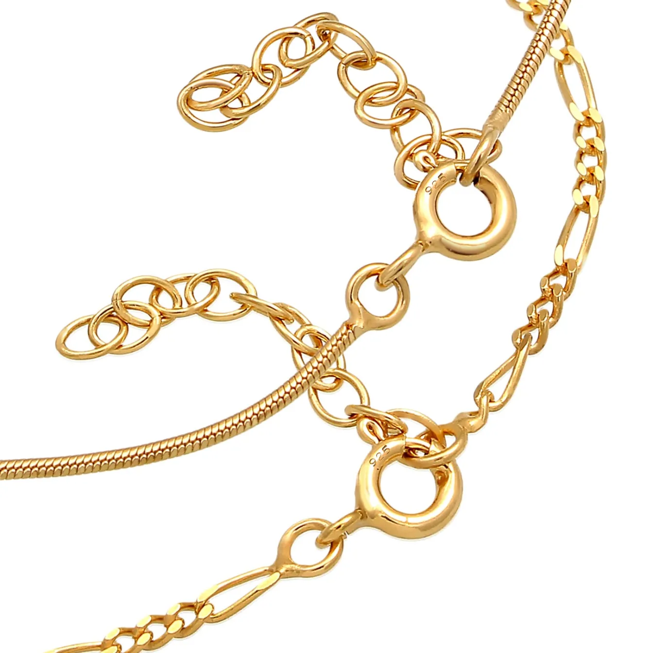 Elli "Schlangen-Armbandset< Armbänder|Vergoldet
