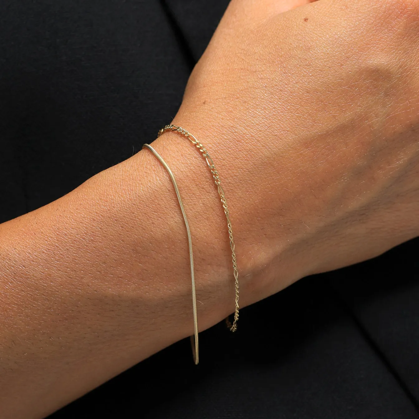Elli "Schlangen-Armbandset< Armbänder|Vergoldet