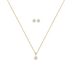 Elli "Schmuckset  | Diamant ( Weiß, 0,36 ct )< Schmucksets|Schmucksets