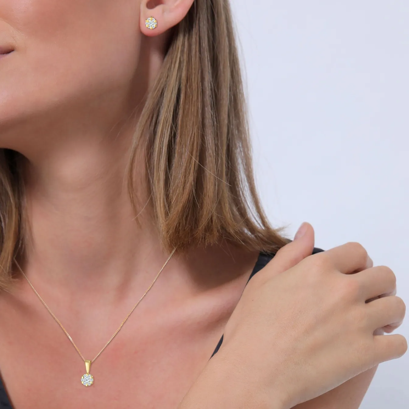 Elli "Schmuckset | Diamant ( Weiß, 0,36 ct )< Schmucksets|Schmucksets
