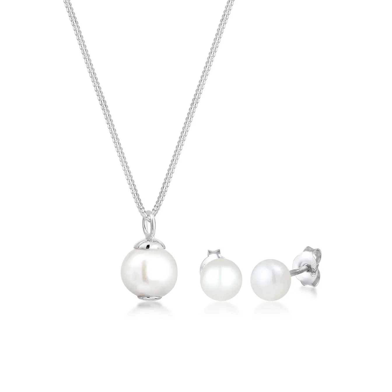 Elli "Schmuckset | Süßwasserperle< Roségold|Schmucksets