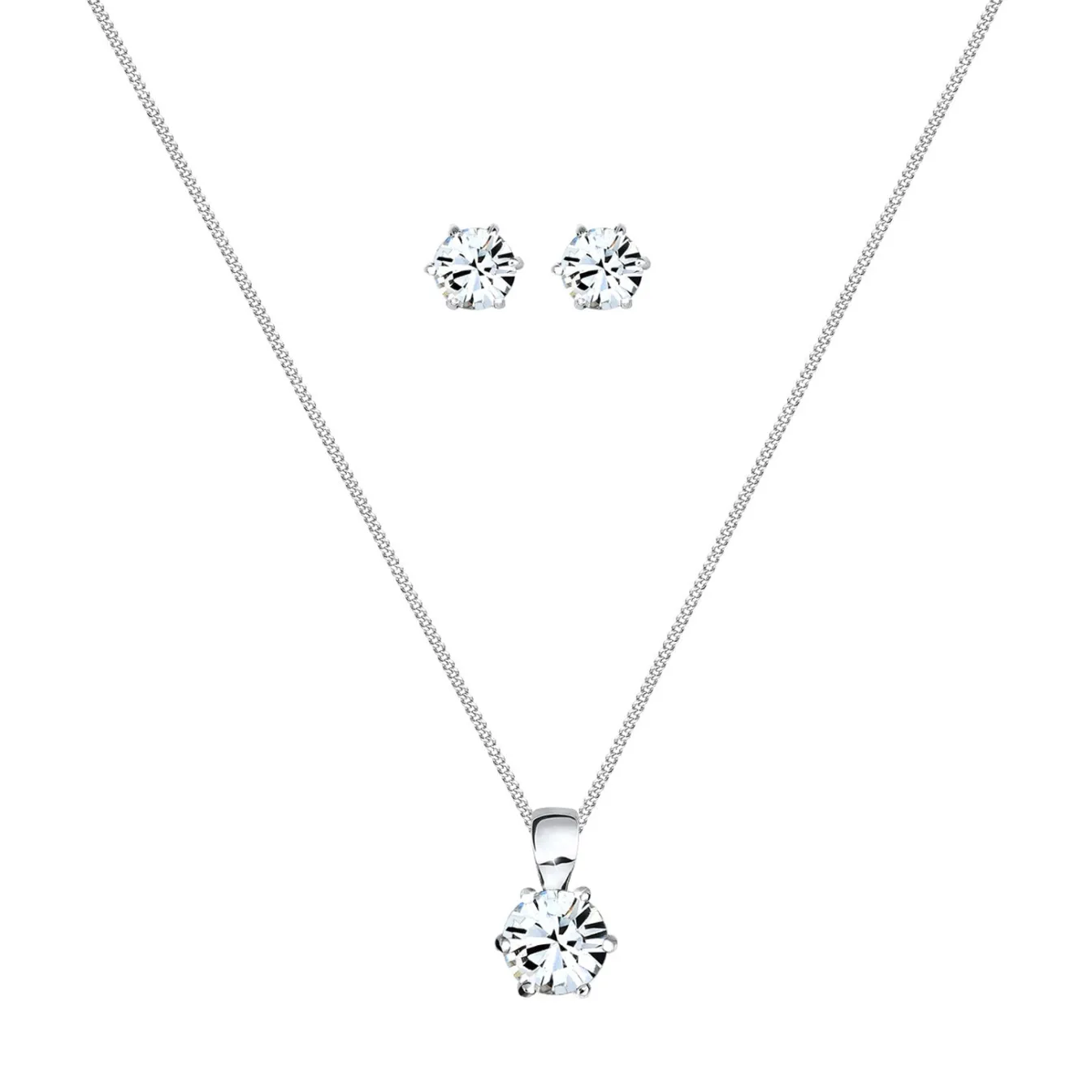 Elli "Schmuckset Basic | Kristall (Weiß)< Schmucksets|Schmucksets