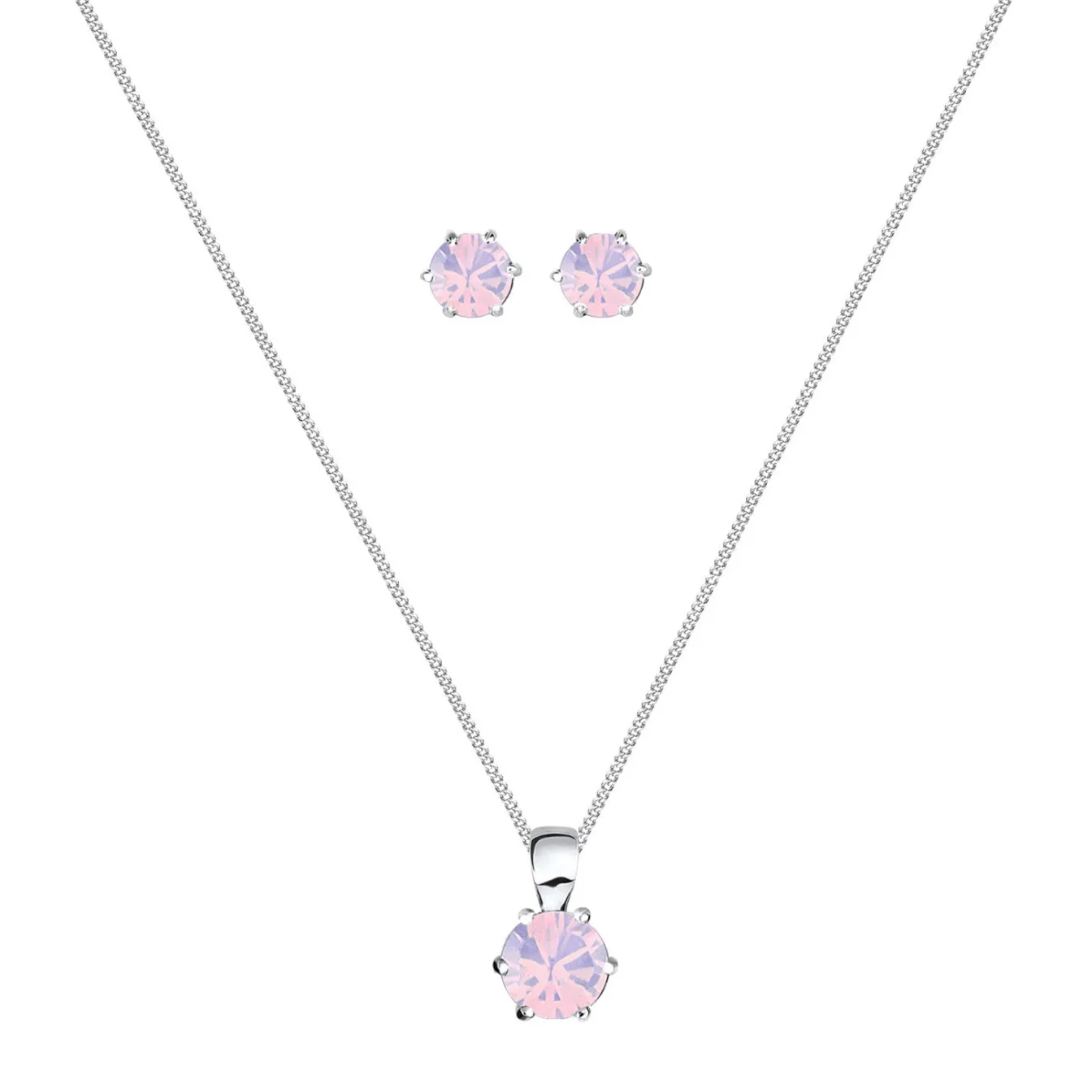 Elli "Schmuckset Basic | Kristall (Weiß)< Schmucksets|Schmucksets