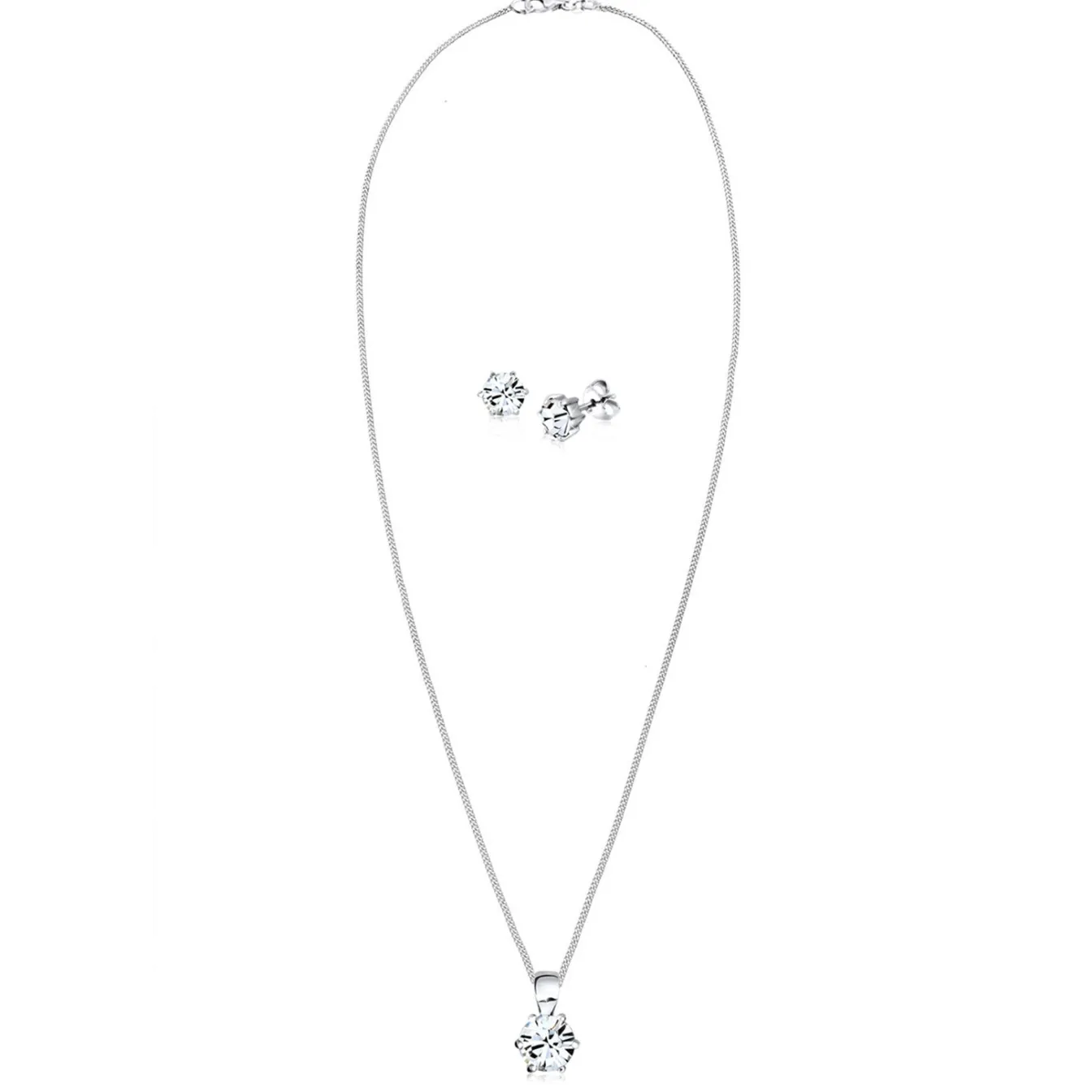 Elli "Schmuckset Basic | Kristall (Weiß)< Schmucksets|Schmucksets