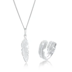 Elli "Schmuckset  Feder< Schmucksets|Schmucksets