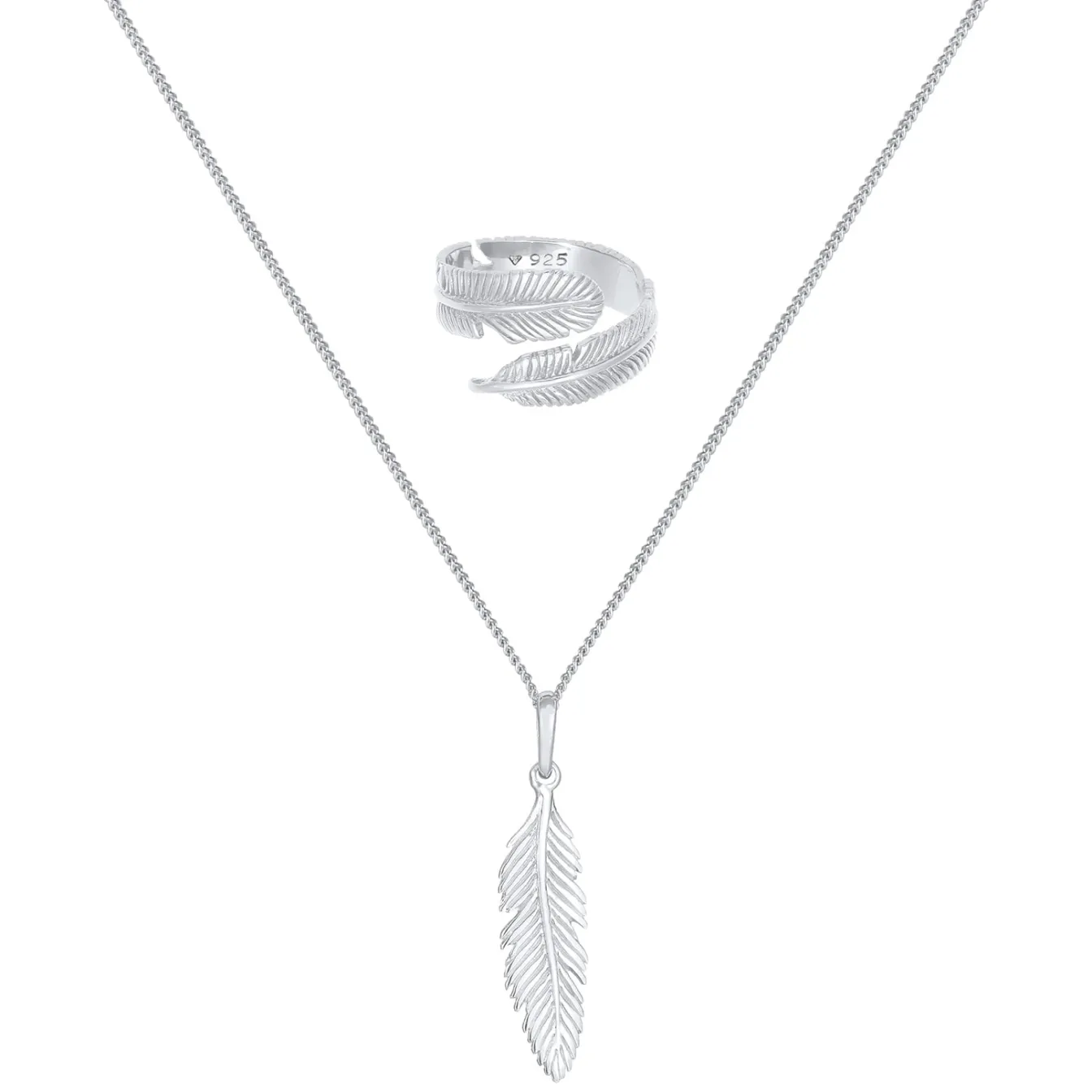 Elli "Schmuckset Feder< Schmucksets|Schmucksets