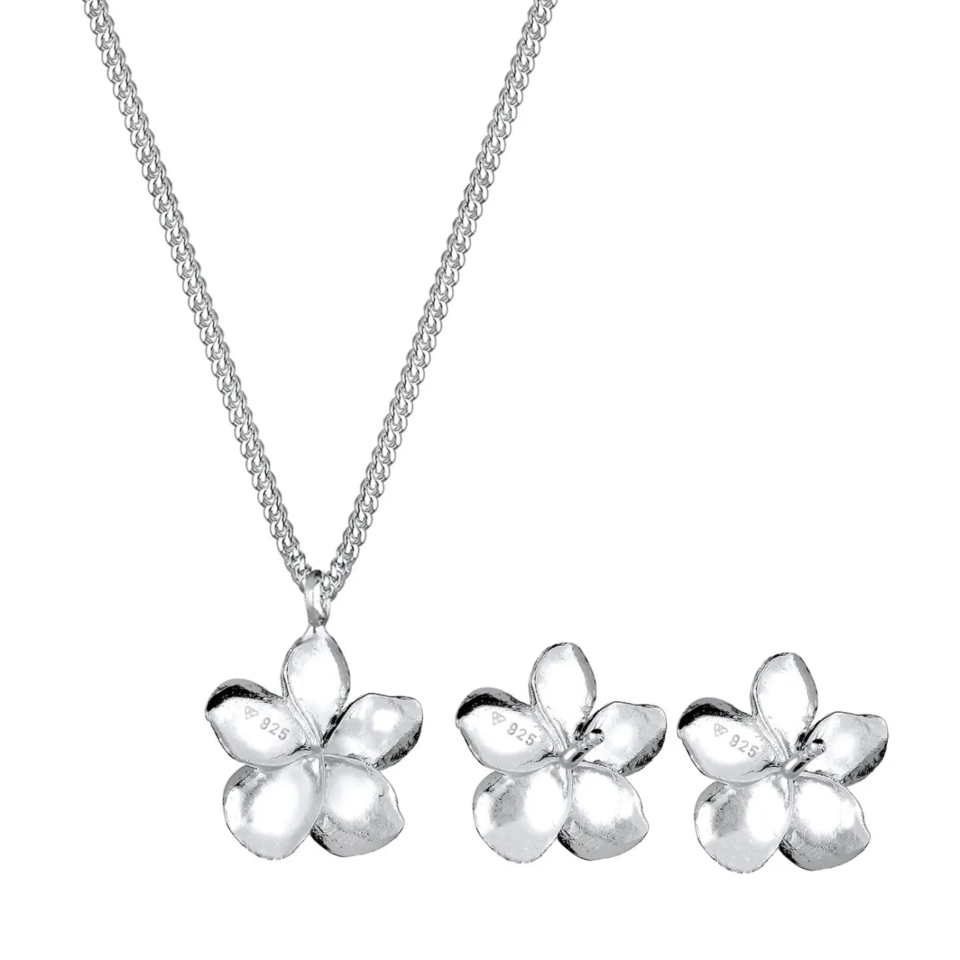 Elli "Schmuckset Frangipani Blüte< Roségold|Symbol-schmuck