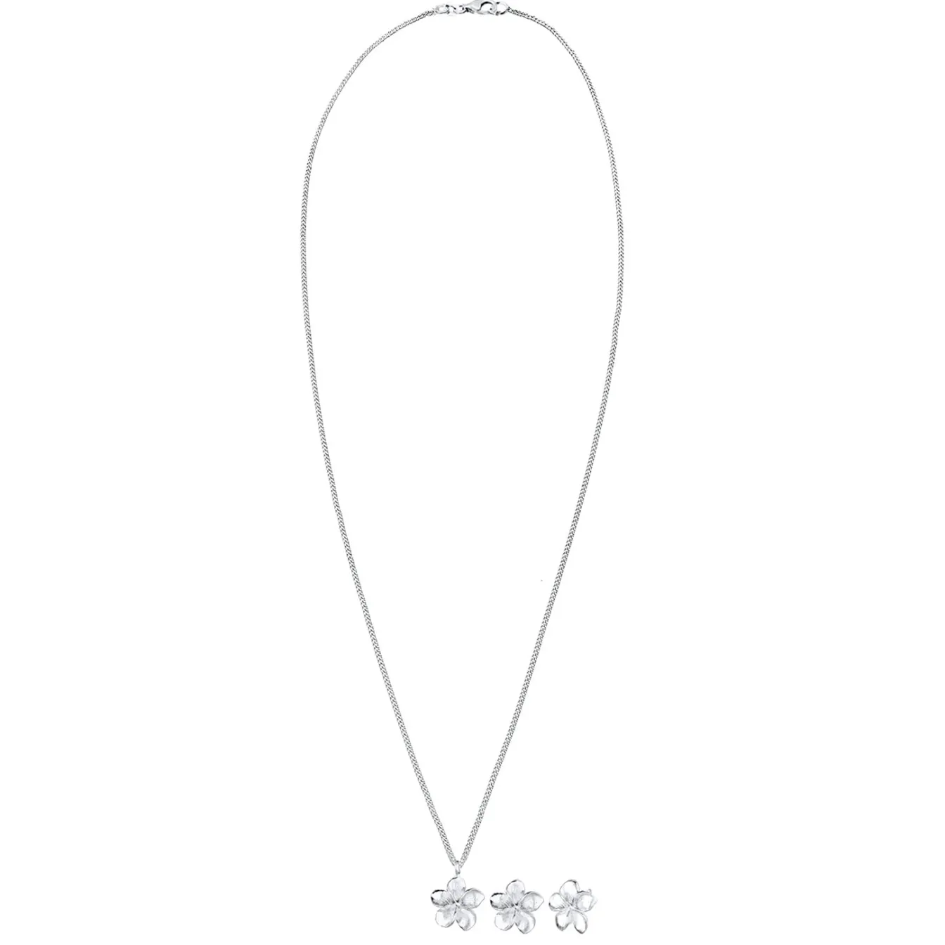 Elli "Schmuckset Frangipani Blüte< Roségold|Symbol-schmuck