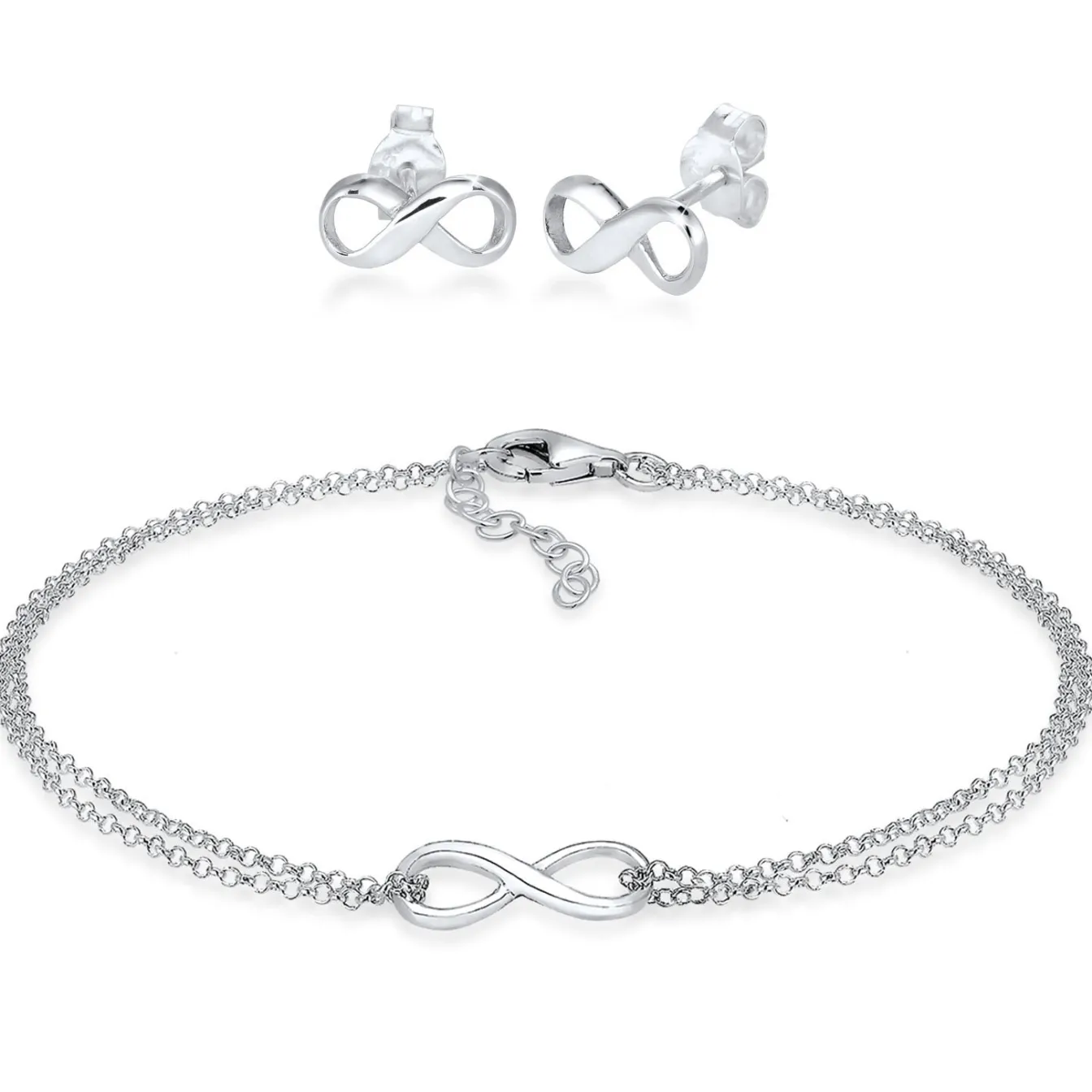 Elli "Schmuckset Infinity< Symbol-schmuck|Herz-schmuck