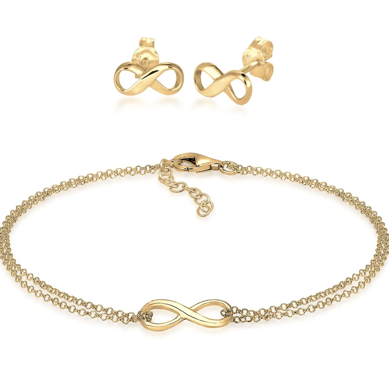 Elli "Schmuckset Infinity< Symbol-schmuck|Herz-schmuck