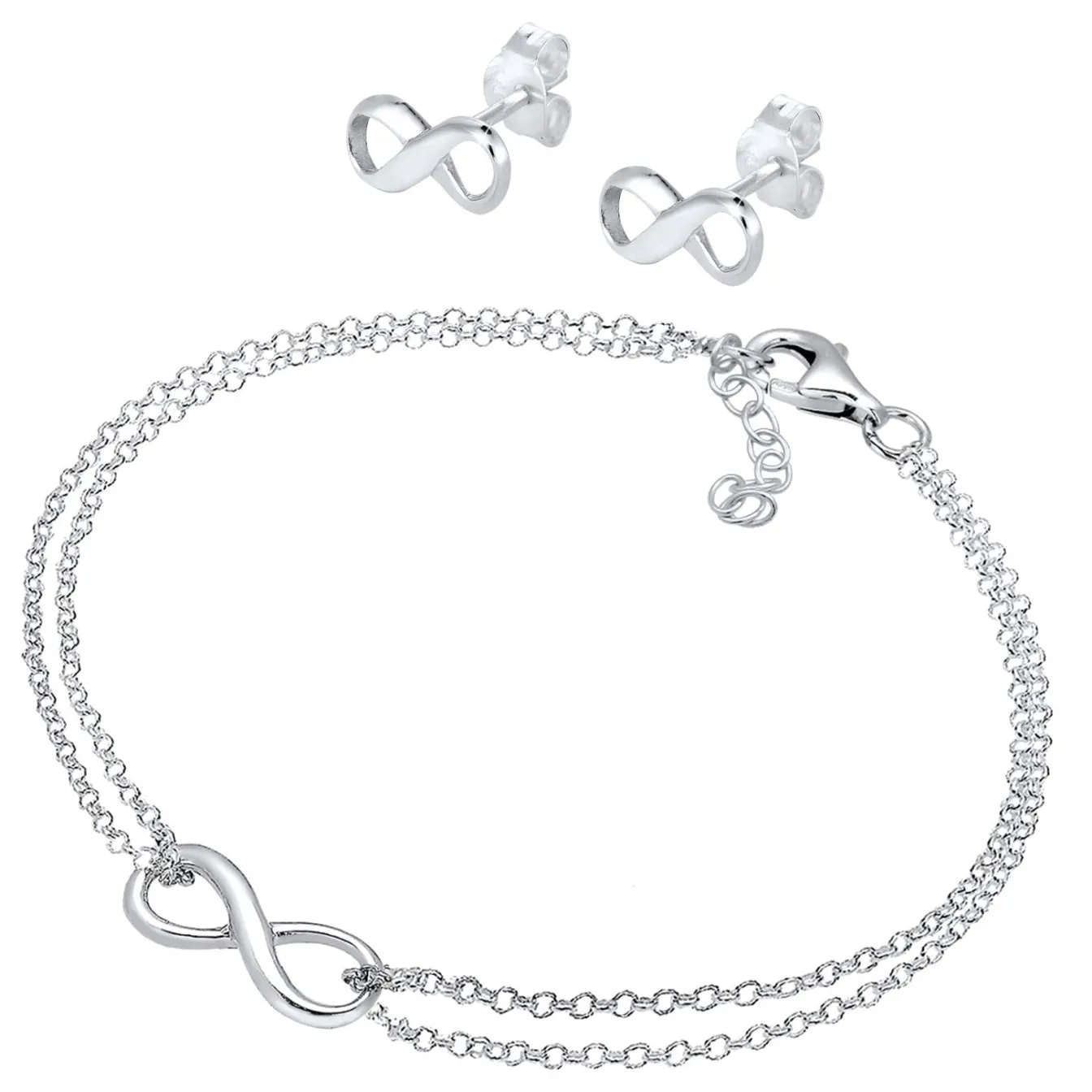 Elli "Schmuckset Infinity< Symbol-schmuck|Herz-schmuck