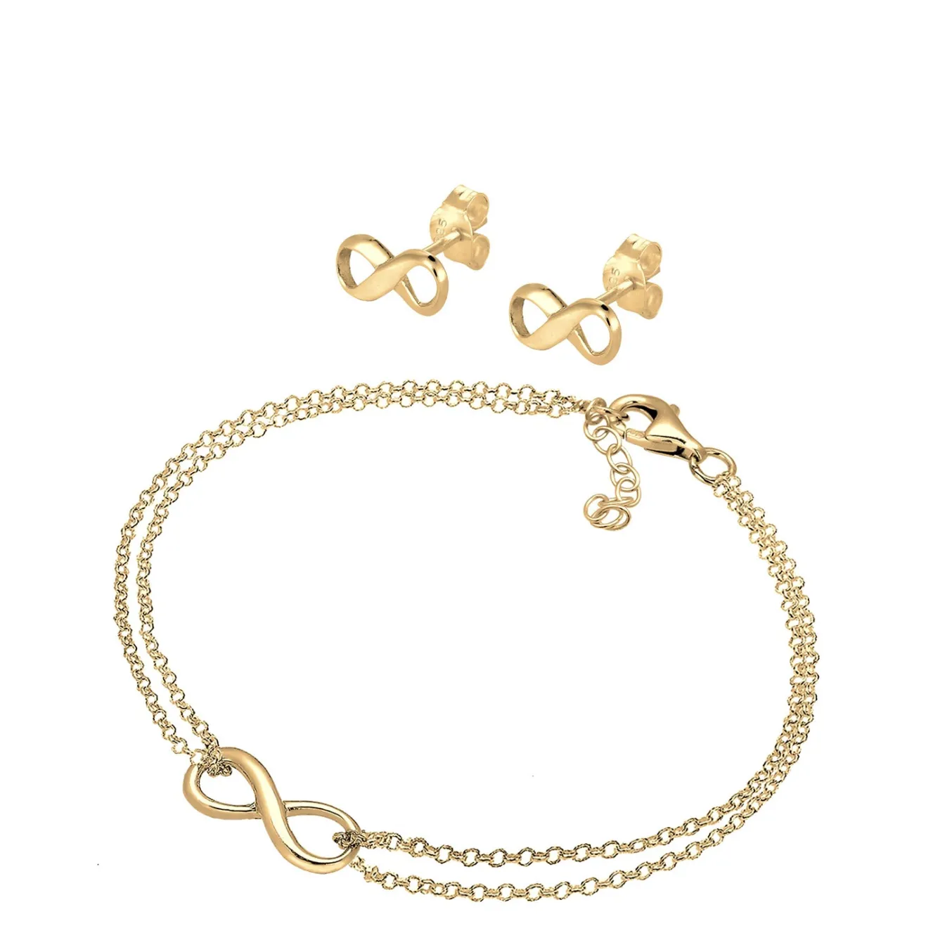 Elli "Schmuckset Infinity< Symbol-schmuck|Herz-schmuck
