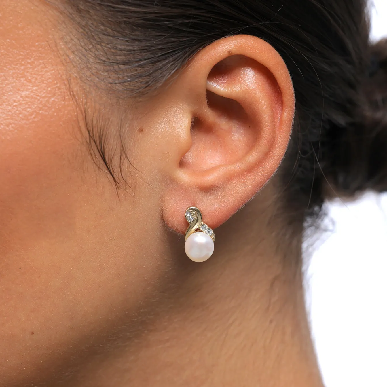 Elli "Schmuckset Infinity | Süßwasserperle, Kristall ( Weiß )< Roségold|Symbol-schmuck