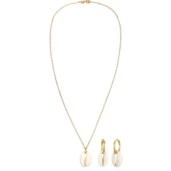 Elli "Schmuckset Kauri Muschel< Schmucksets|Schmucksets