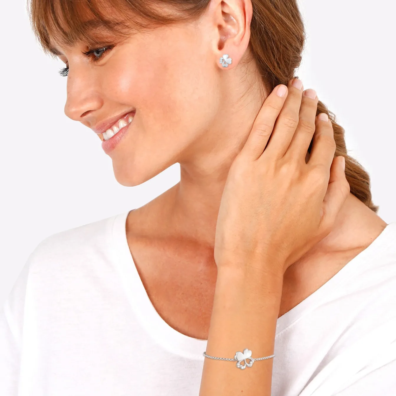 Elli "Schmuckset Kleeblatt< Symbol-schmuck|Schmucksets