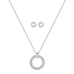 Elli "Schmuckset Kreis | Kristall (Weiß)< Schmucksets|Schmucksets