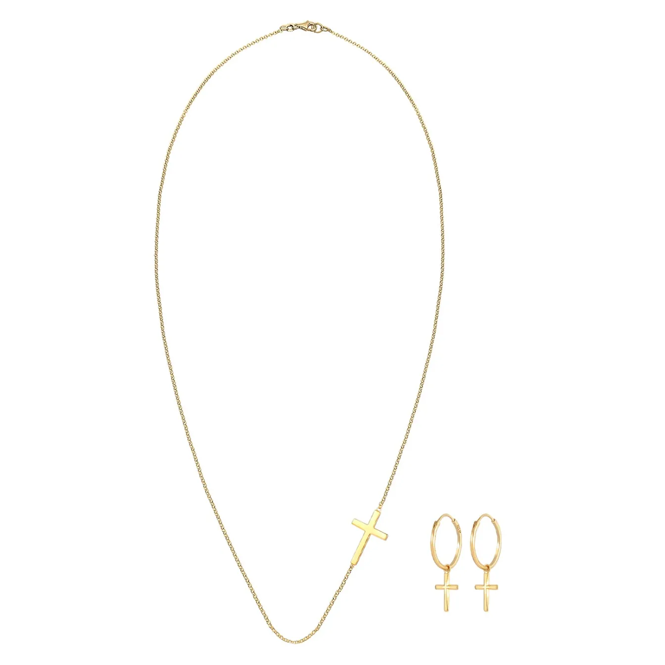 Elli "Schmuckset Kreuz< Symbol-schmuck|Schmucksets