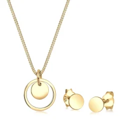 Elli "Schmuckset Plättchen Kreis< Schmucksets|Schmucksets