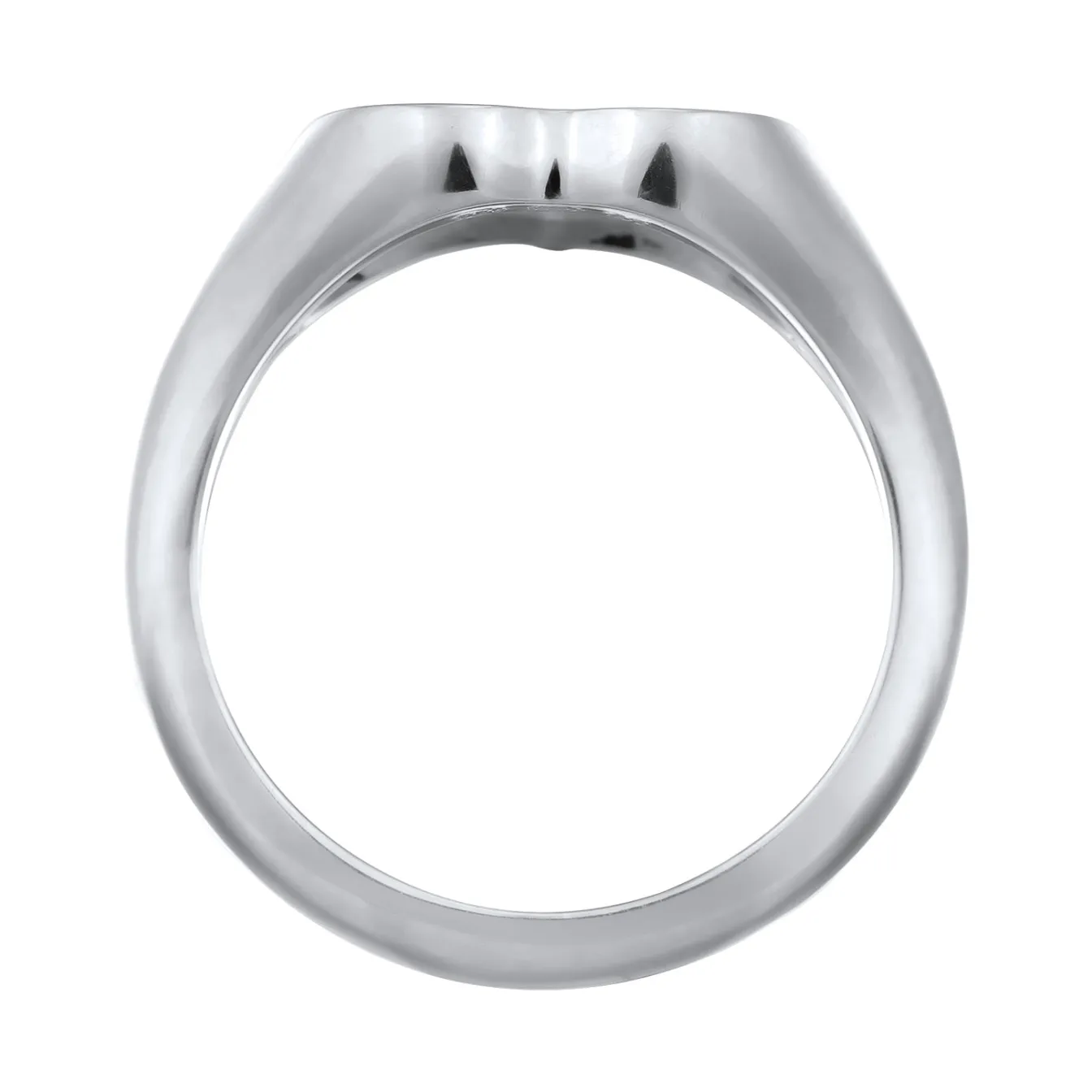 Elli "Siegelring Herz SELF LOVE< Vergoldet|Symbol-schmuck