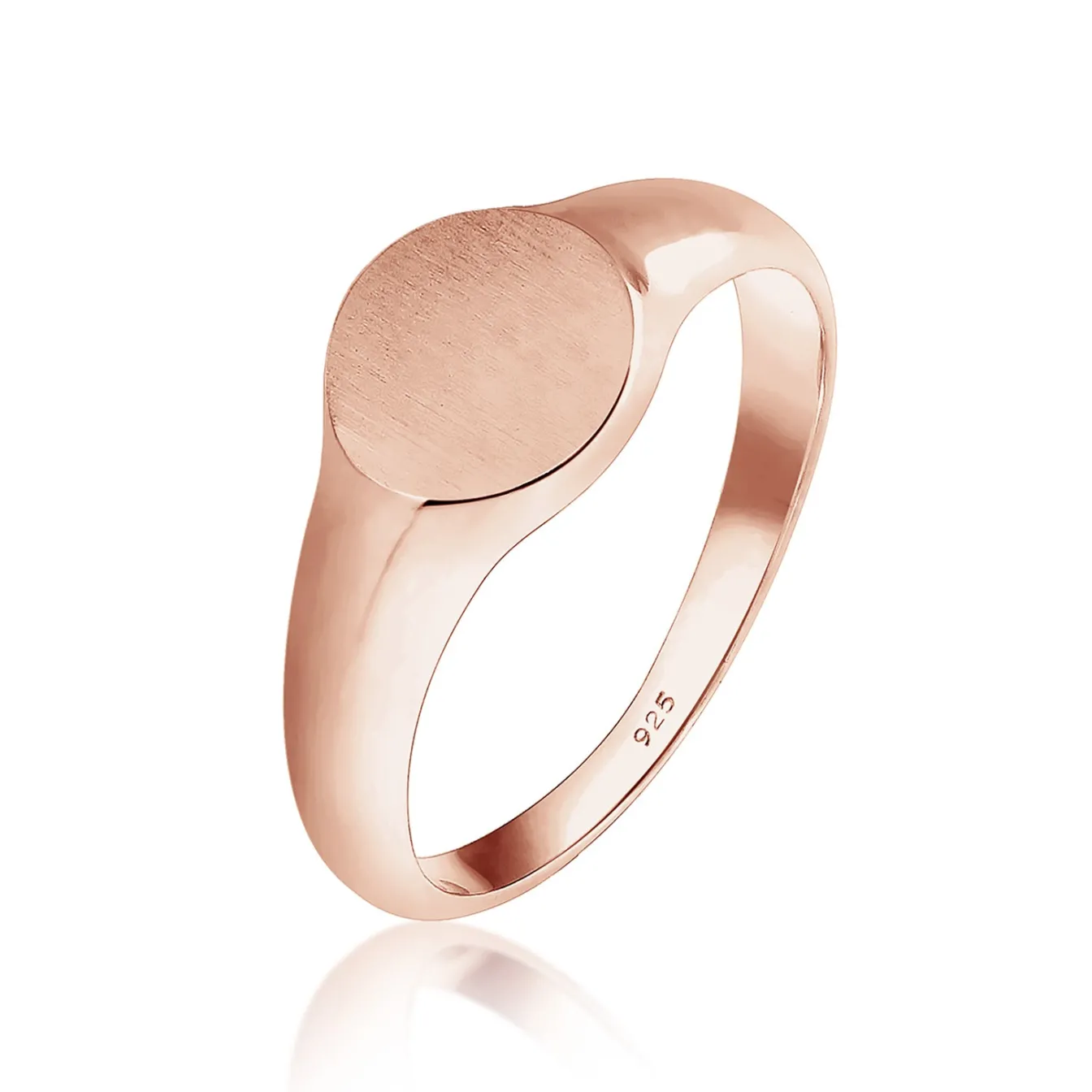 Elli "Siegelring Matt< Roségold|Ringe