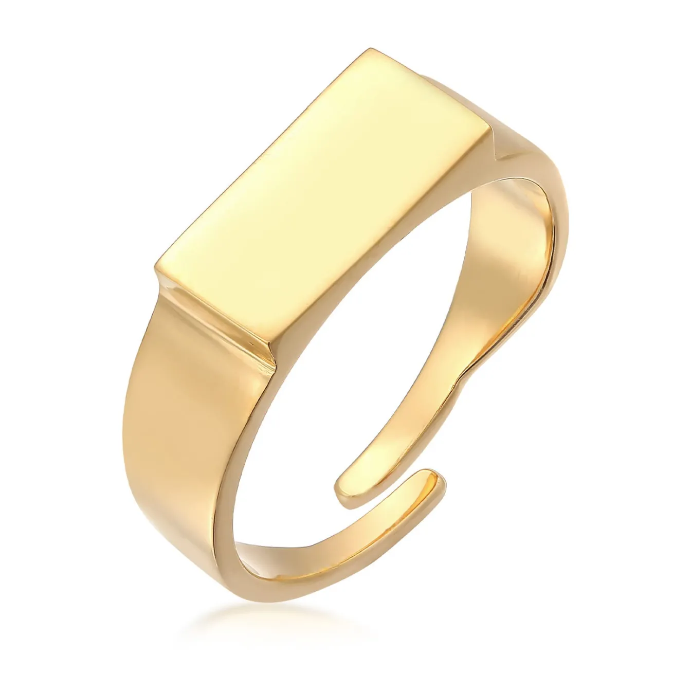 Elli "Siegelring Offen< Ringe|Vergoldet