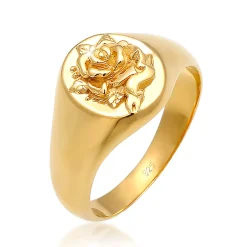 Elli "Siegelring Rose< Symbol-schmuck|Ringe