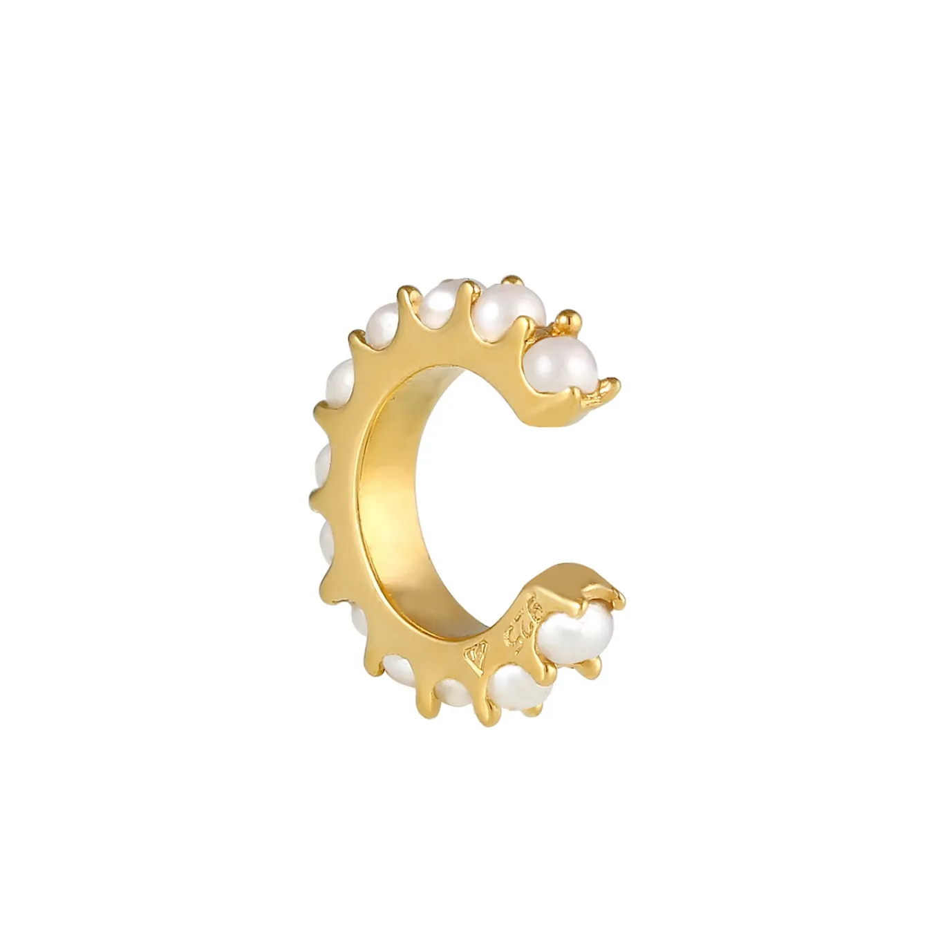 Elli "Singel Earcuff | Perle< Perlen|Ohrringe
