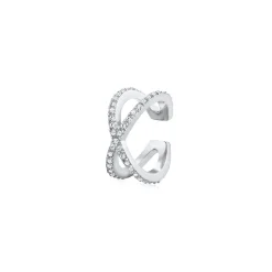Elli "Single Earcuff | Kristall< Ohrringe|Vergoldet