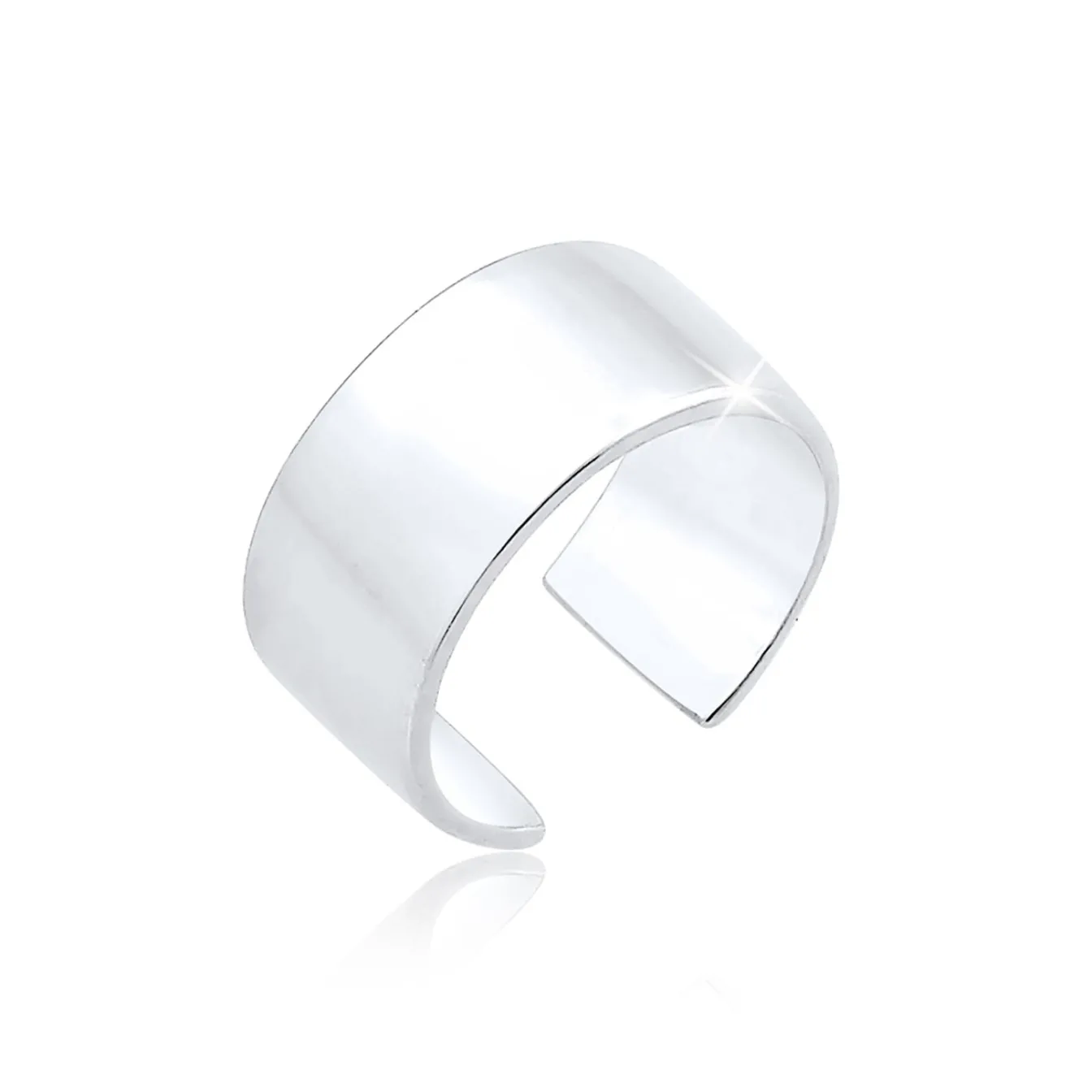 Elli "Single Earcuff Basic< Silber|Roségold