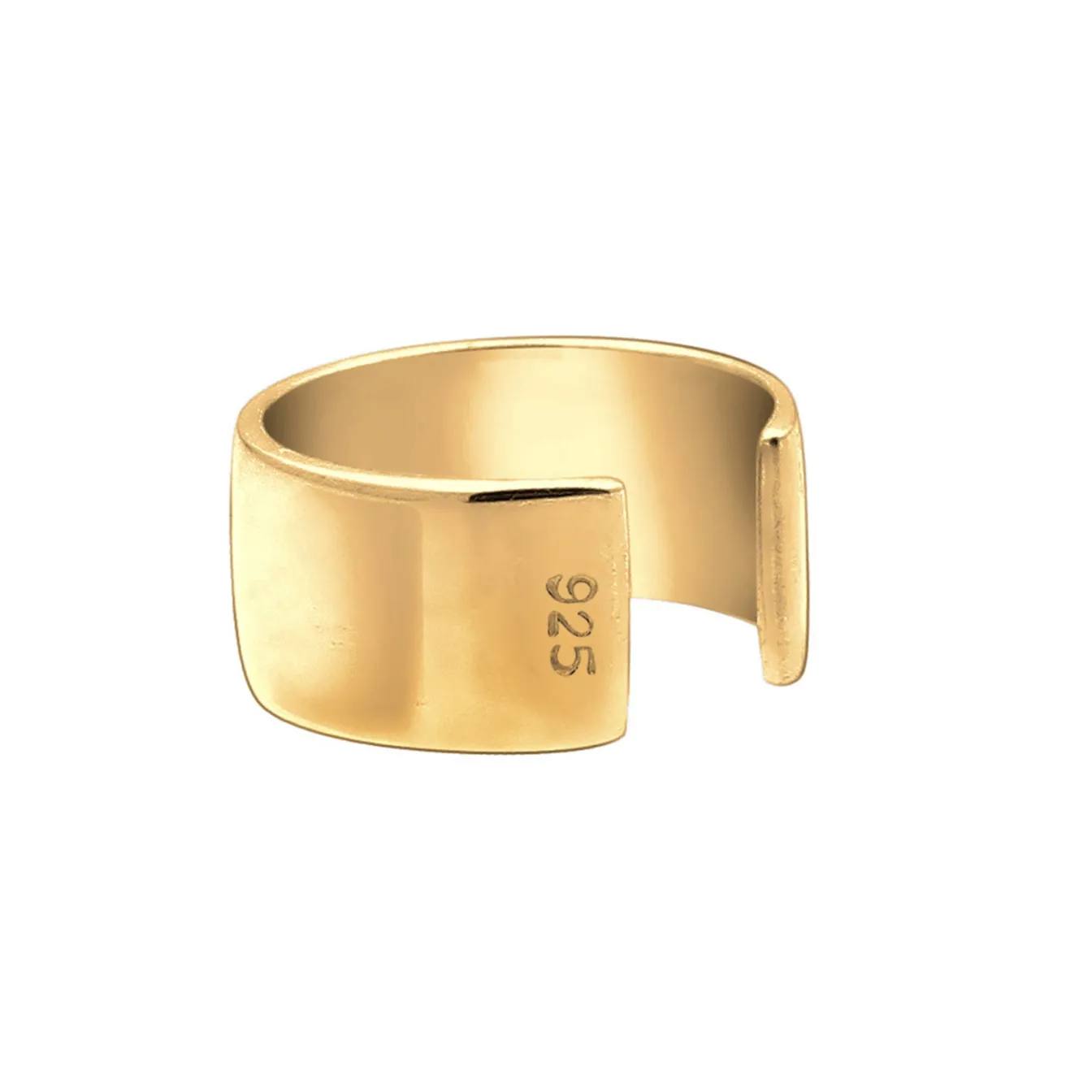 Elli "Single Earcuff Basic< Silber|Roségold
