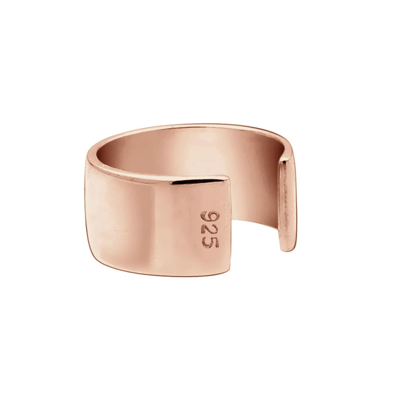Elli "Single Earcuff Basic< Silber|Roségold
