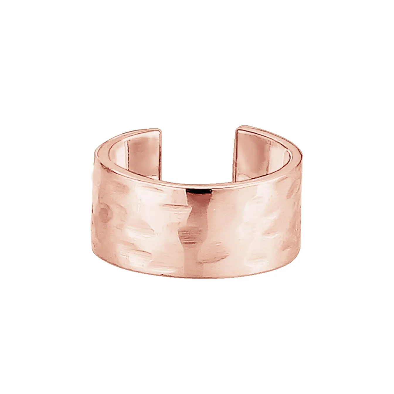 Elli "Single Earcuff gehämmerter< Roségold|Ohrringe