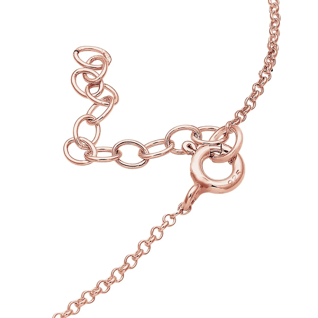 Elli "Solitär-Armband | Kristall ( Weiß )< Roségold|Armbänder
