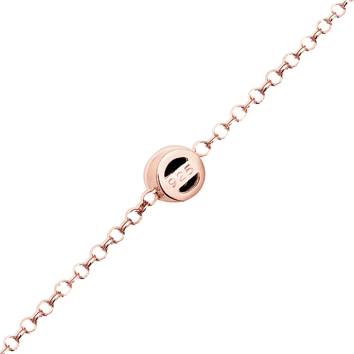 Elli "Solitär-Armband | Kristall ( Weiß )< Roségold|Armbänder