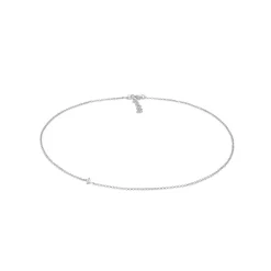 Elli "Solitär-Kette | Zirkonia (Weiß)< Halsketten|Vergoldet