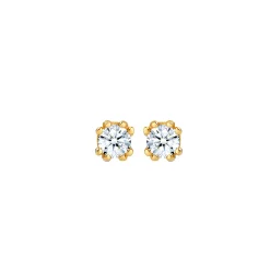 Elli "Solitär-Ohrring | Diamant ( Weiß, 0,06 ct )< Ohrringe|Echtgold