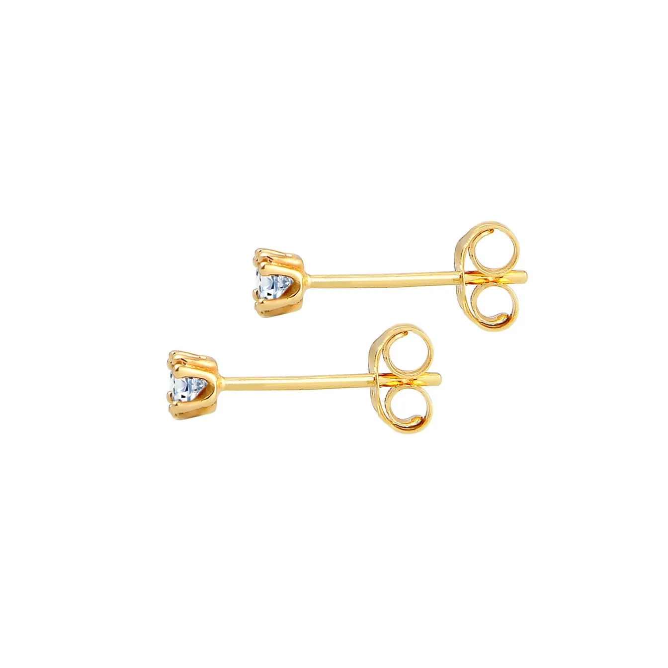 Elli "Solitär-Ohrring | Diamant ( Weiß, 0,06 ct )< Ohrringe|Echtgold