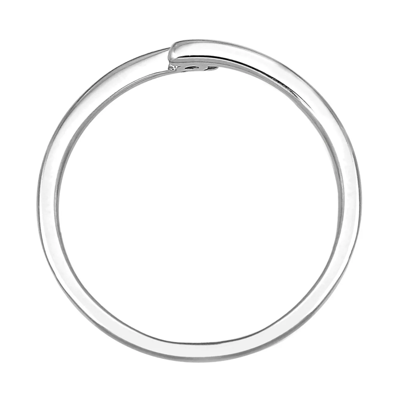 Elli "Solitär-Ring | Diamant ( Weiß, 0,03 ct )< Weissgold|Letzte Chance