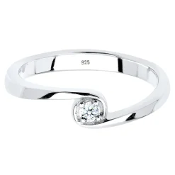 Elli "Solitär-Ring | Diamant ( , 0,03 ct )< Ringe