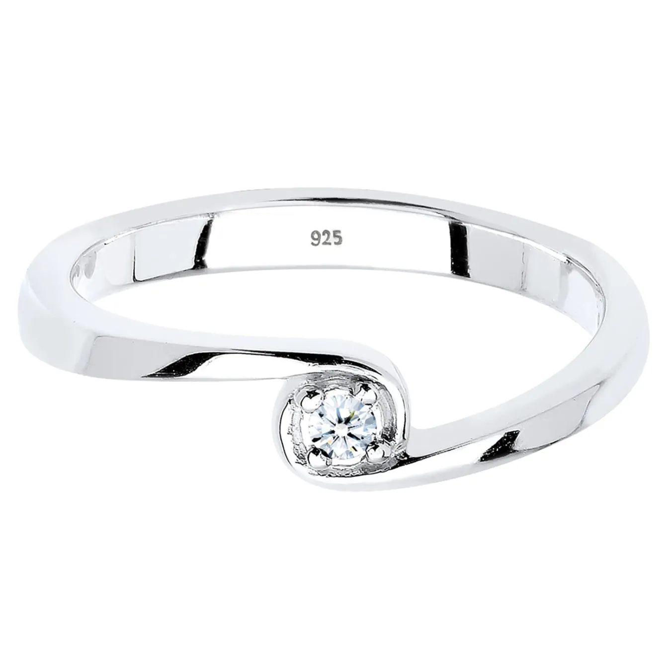 Elli "Solitär-Ring | Diamant ( , 0,03 ct )< Ringe