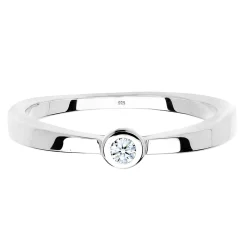 Elli "Solitär-Ring | Diamant ( , 0,03 ct )< Ringe