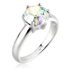 Elli "Solitär-Ring | Kristall ( Weiß )< Letzte Chance|Ringe