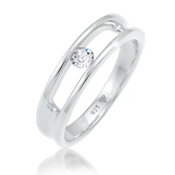 Elli "Solitär-Ring | Kristall (Weiß)< Letzte Chance|Ringe